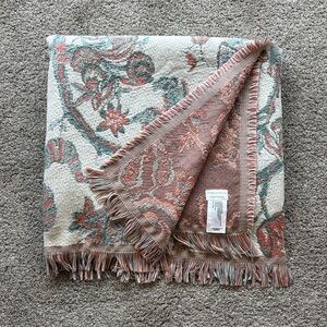Allover Floral Jacquard Throw Threshold x Studio McGee